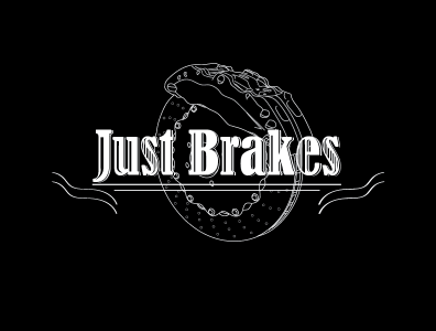 just brakes company logo branding graphic design logo