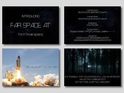 FAR SPACE AT | DISPLAY FONT