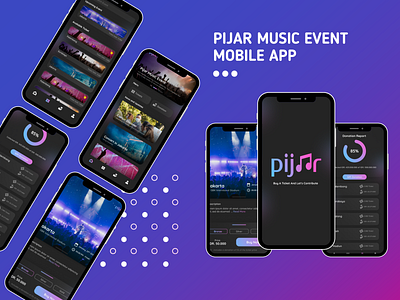 PIJAR MUSIC APP android design ios mobile ui uiux ux