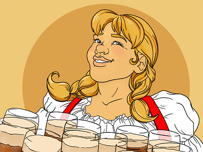 Oktoberfest Illustration illustration photoshop