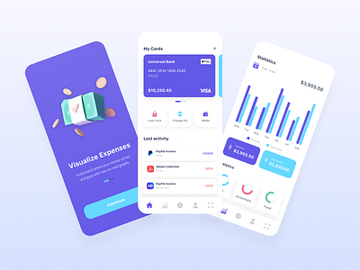 Finance Mobile Application finance finance app pay ui ui design ux ux design wallet