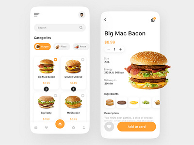 Food Delivery App design food app food delivery food delivery app illustration mobile app ui ui design user flow ux ux design wireframing