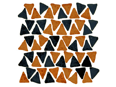 Tortilla Chips illustraion painting pattern simple design triangle watercolor