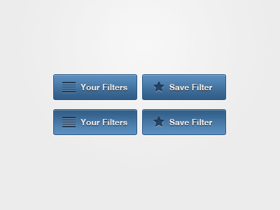 Filter Buttons app blue buttons ui