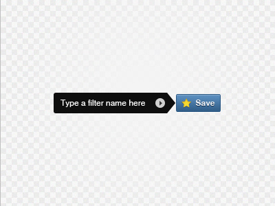 Save Filter button buttons filter save star ui