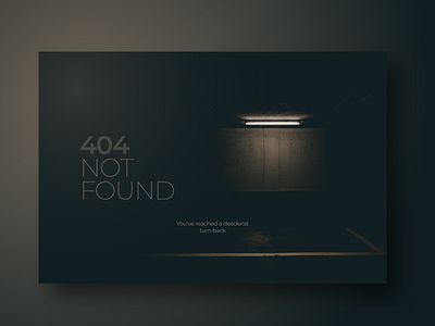 Daily UI 008 - 404 Status Code Page
