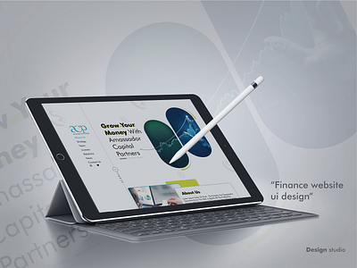 Finance website ui/ux design animation branding design graphic design illustration logo typography ui ux vector