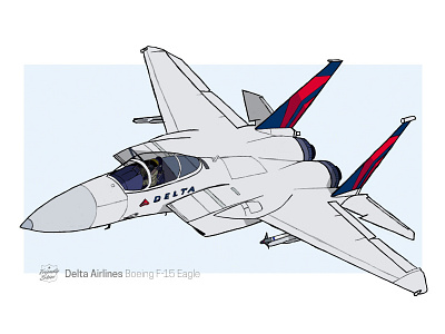 Friendly Skies - Delta Airlines F-15 Eagle
