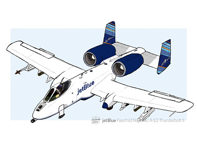Friendly Skies - jetBlue A-10 Thunderbolt II