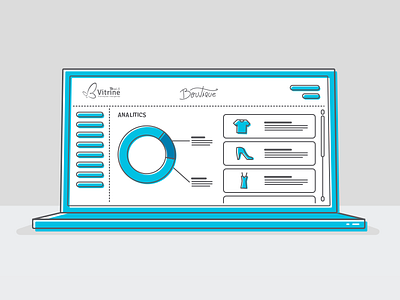 Analitics art illustration minimalism vector vetorial