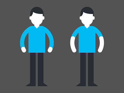 The Twins art character design illustration minimalism vector vetorial