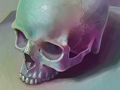 Skeleton face art digital paint drawing graphicdesign illustration paint painting photoshop sketch