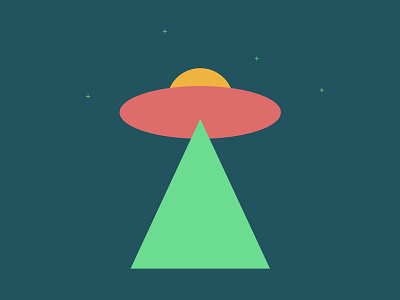 Minimalist UFO art flying object illustration illustrator minimalism minimalist ovni ufo vector vetorial
