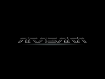 ARASAKA Type Exploration arasaka chrome cyberpunk cyberpunk 2077 display font illustrator type typography vector