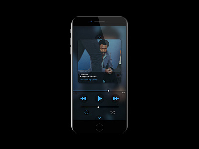 Music Player UI Study Version 2 interactive interactive design interface interface design music player template ui user interface ux