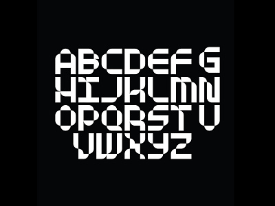 Modular Monospaced Alphabet