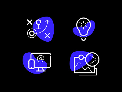 Icon Set creativity icon icon set icons illustrator management media paid media social media strategy