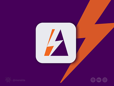 A + Spark abstract icon lettering logo logo design logodesign typography