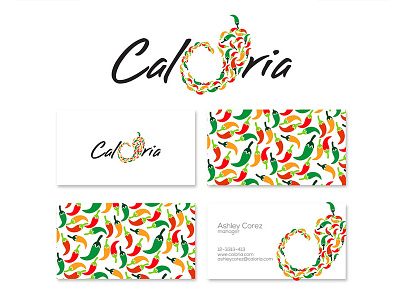 Caloria - branding highlights branding clean clever color idea minimal