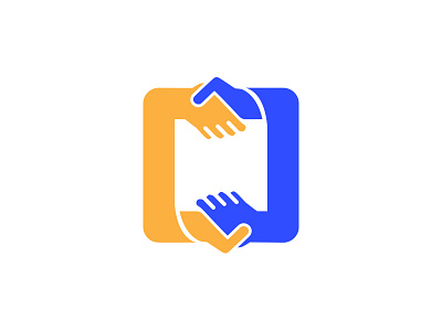 Teamwork handshake icon logo logodesign teamwork