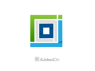 Ilinkedon-Logo blue concept icon ilo logo logodesign monogram