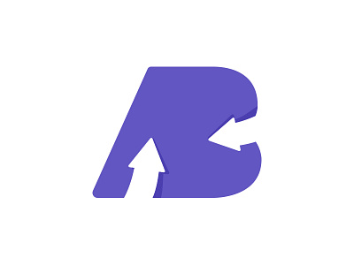 AB ab emblem lettering letters logo typography wordmark
