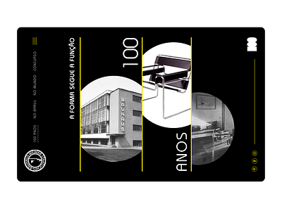 Bauhaus 100 anos bauhaus100 desenhar design dribbble landing page logo photoshop