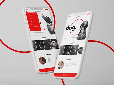 A melhor pose para o seu melhor amigo! - Mobile daily 100 dailyui desenhar design dog dribbble landing page mobile photography photoshop responsive design site webdesign website