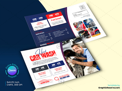 Car Wash EDDM Mailer Design