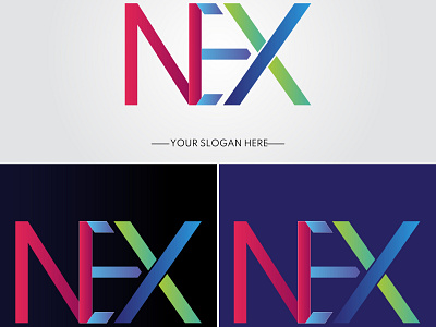 NEX Logo branding design graphic design illustration logo typography vector