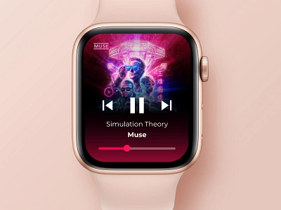 UI Challenge - Day 9 | Music Player accesibility interaction mobile ui uiux user center design user interface ux watch