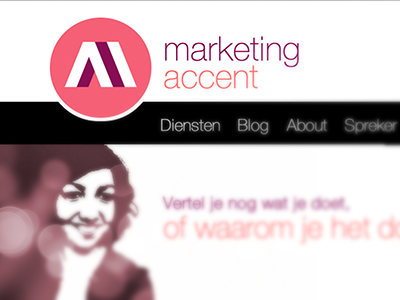 marketing accent logo en webshot