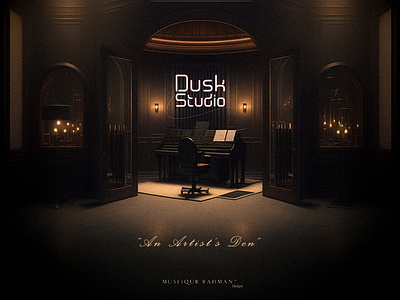 "Dusk Studio" Logo Design for YouTube | Brand Identity