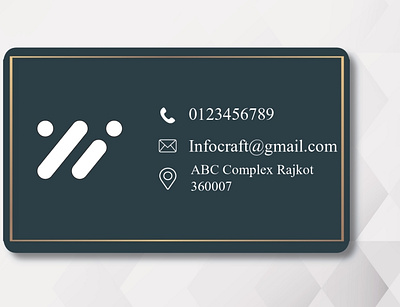 Infocraft branding graphic design