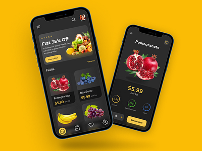 Fruit Selling App UI/UX Design app design ecommerce app figma mobile app design ui uiux uiux design user interface design ux visual design