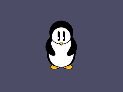 Sad Penguin affinity cute designer penguin sad sweet vector