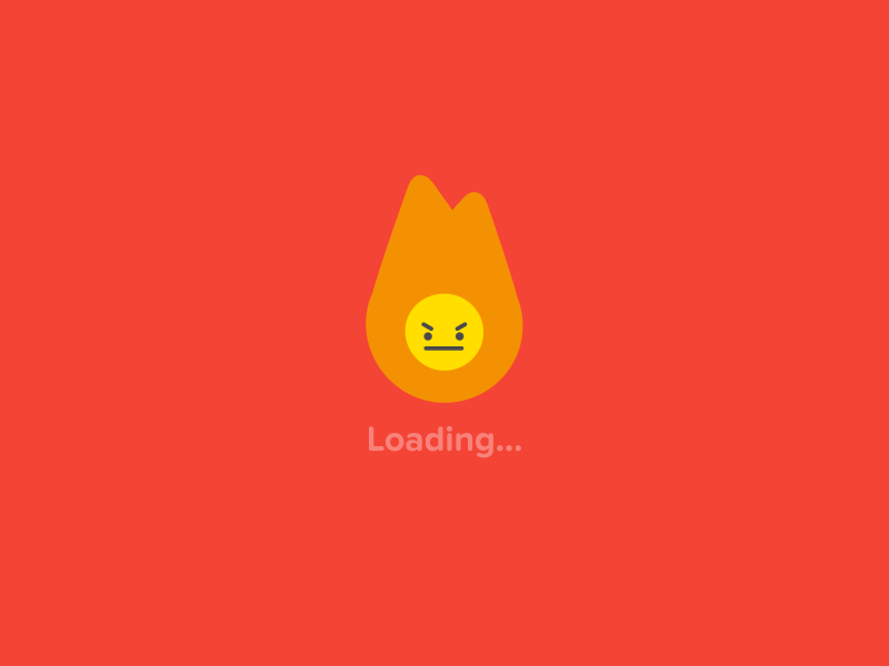 Flame Loading ae angry animation app fire flame gif hate loading