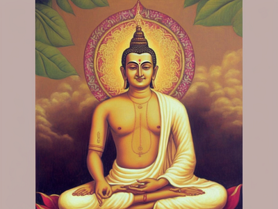 Gautama Buddha illustration