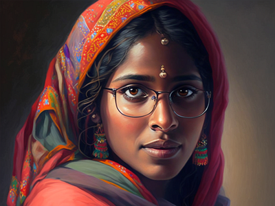 SELMA- Indian Girl illustration