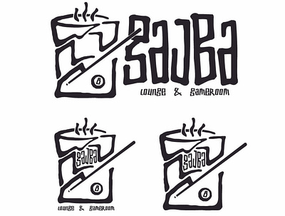 Gajba - Lounge & Gameroom branding design graphic design logo typography vector