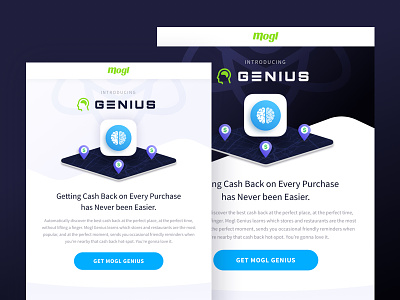 Genius - Email Announcement ai announcement cashback email enhancement machine marketing product rewards