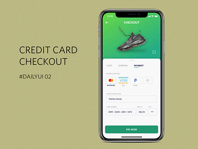 #DailyUI_02_Credit Card Checkout
