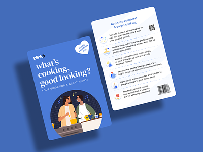 Cooking experience box guide branding graphic design ui