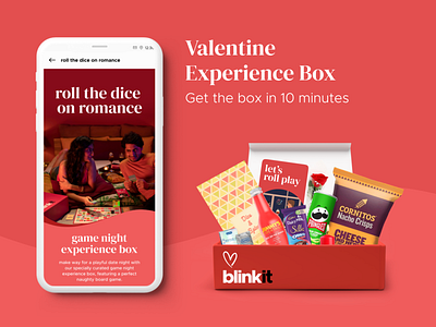 Valentine Day experience box // Roll the dice on romance