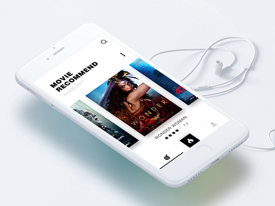 Movie app a clean gif i interface ios movie simple style ui ux