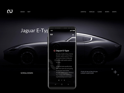Car black car design experience identity interface online ui usability user ux