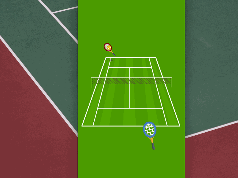 MIni Tennis Game adobe xd android games