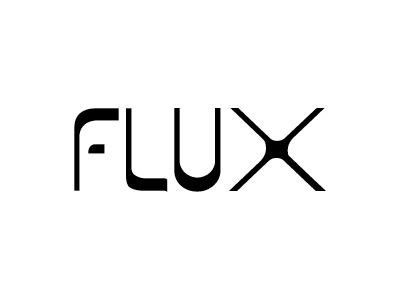 Flux branding logo typography
