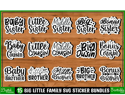 Family Svg Sticker Designs Bundles craft designs family bundle family craft design family designs family graphics family quotes family svg design family svg designs sublimation tshirt