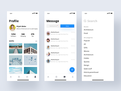 Picture social interaction | Daily UI